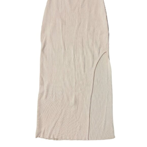 Significant Other Venetia Knit Maxi‎ dress ribbed pink leg slit US 2 - Picture 8 of 8
